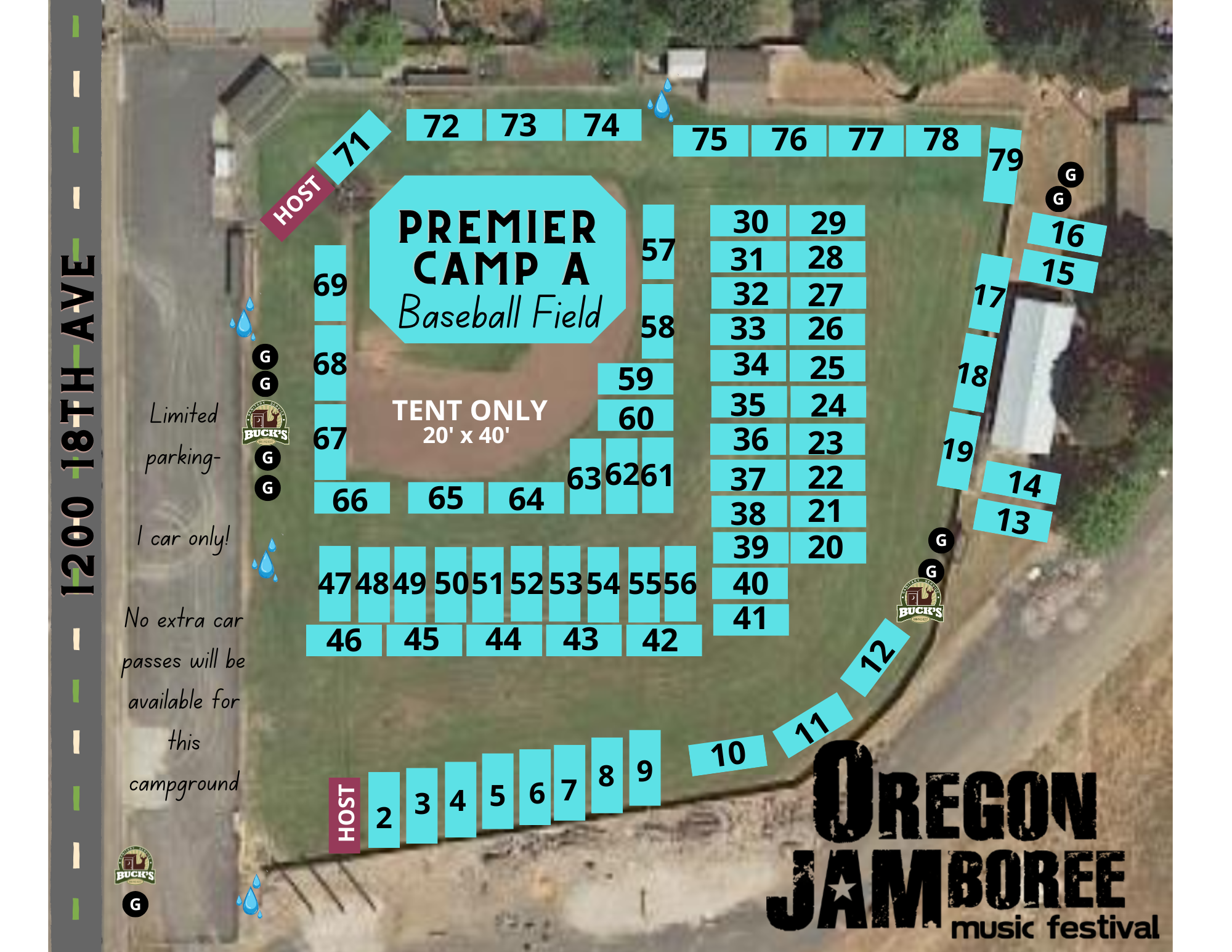 Camp Site Maps Oregon Jamboree